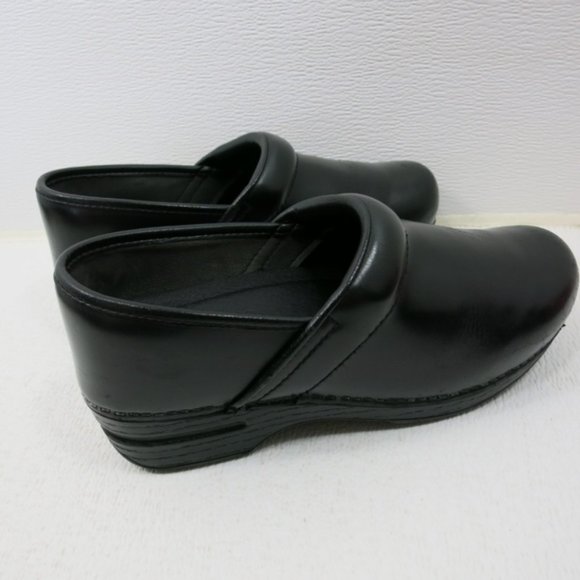 Dansko Professional Polished Leather Dress Clogs - Picture 4 of 6